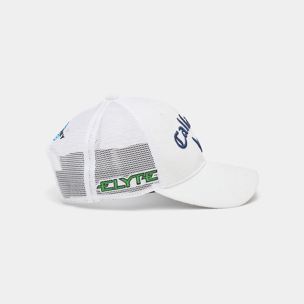 Callaway Tour A Mesh Golf Hat Women's Cap, WM/JM, White/Navy, 2025SS_1030, Women's