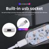 1-20PCS LED Touch Sensor Lamp USB Rechargeable Wireless Clip Light Multi-Color Atmosphere Lighting for Home Car Office Reading