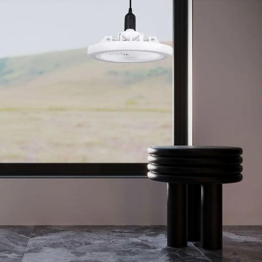 360-Degree Rotation E27 Fan Lamp Adjustable 2 in 1 LED Light Ceiling Fan E27 Fan Light  Bedroom