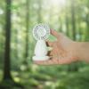 USB Mini Cooling Fan Portable Magnetic Rechargeable Handheld Fan with Three Speed Options for Household Car Outdoor Hotel RV Use