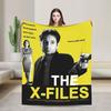 Manta de Franela de la Película Expediente X Fox Mulder Dana Scully y John Doggett Walter Skinner Ropa de Cama Mantas para Colcha Funda de Sofá