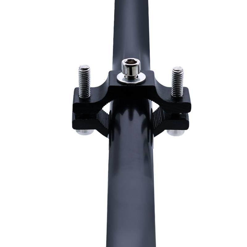 Handlebar LED Front Light Holder Clip Bicycle Flashlight Torch Mount Bike Access