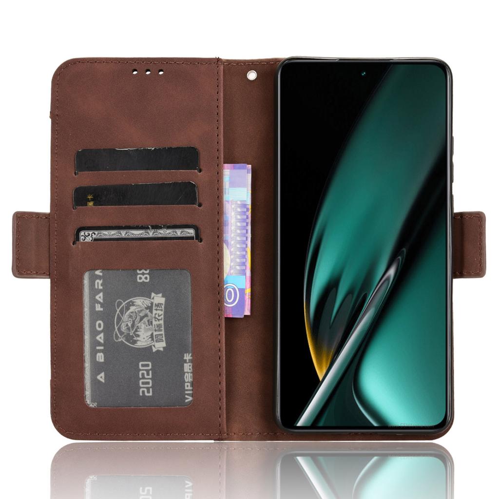 For OnePlus Nord CE3 5G/Oppo K11 5G PU Leather Wallet Phone Case Shockproof Stand Cover with Multiple Card Holder