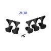 FLEOR Set of 5pcs Bass Machine Heads Tuning Pegs Tuners Keys 2L3R / 2R3L for Electric Bass 5 Strings