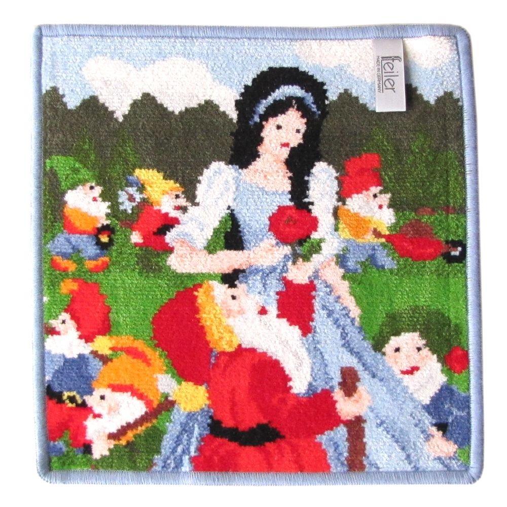Feiler Handkerchief Hand Towel 25cm Snow White [Used]