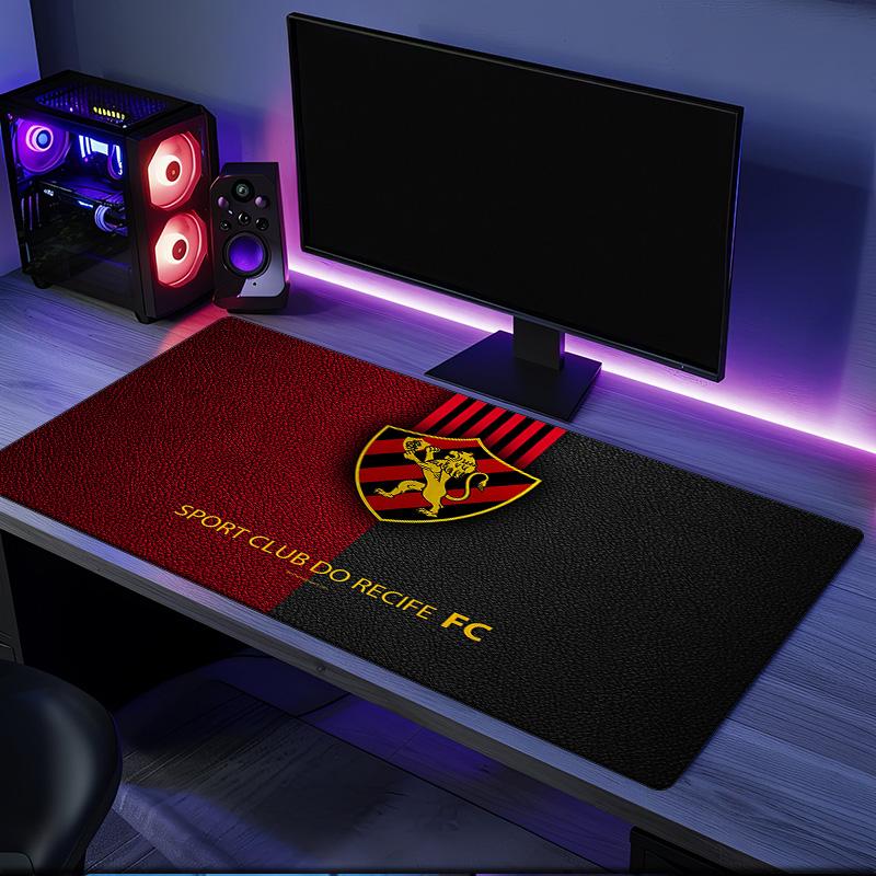 Sport Club Recife Crest mouse pad, rubber base, esports desk mat, mouse pad for gamers and office use, gaming desk , easy to clean mat