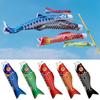 40/70/95cm Japanese Carp Flag Windsock Hanging Fish Flag Kite Colorful Wind Socks Home Garden Decoration Cartoon Fish Flag