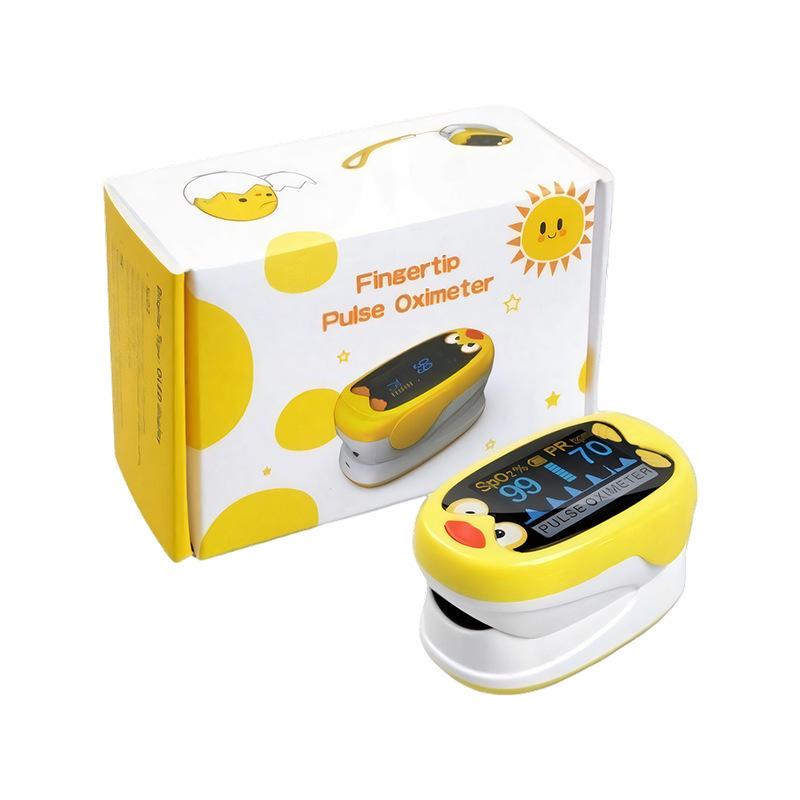 Cross-Border Children's Finger Pulse Oximeter: Pulse, Oxygen, and Sleep Monitor