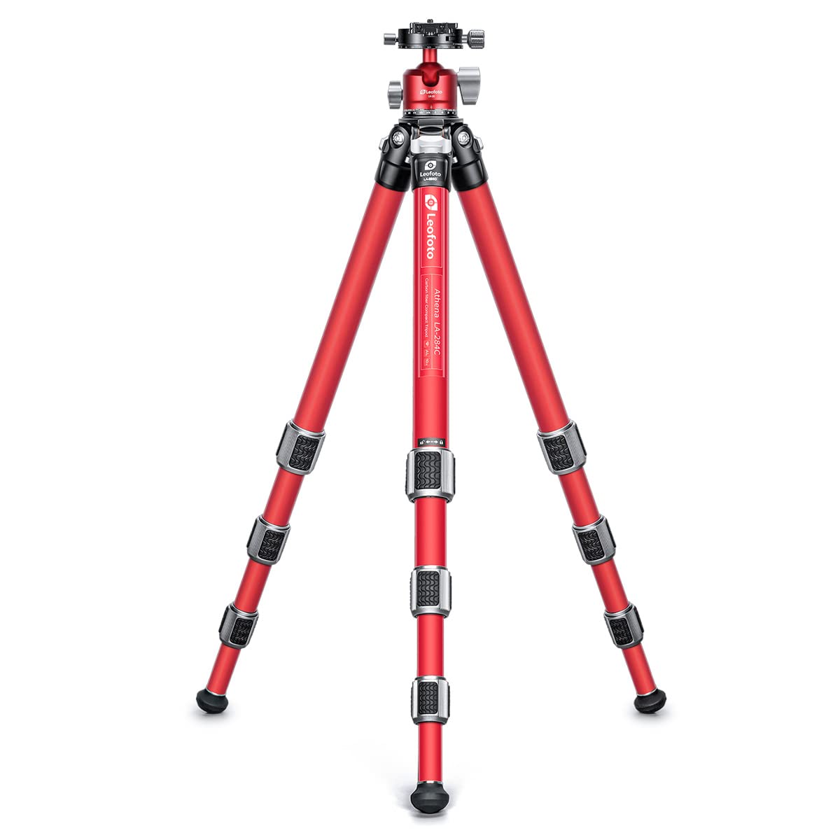 

Штатив Leofoto Full Red Carbon LA-284C+LH-30R (EN) червоний