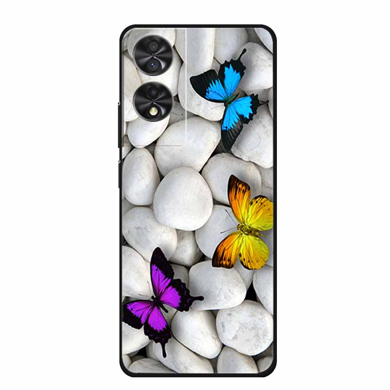 Para TCL 40 NxtPaper 4G 6.78" Funda Animales TPU Silicona Suave Fundas de Teléfono Cubierta para TCL40 NxtPaper Protector Lobo Dibujos Animados Coque