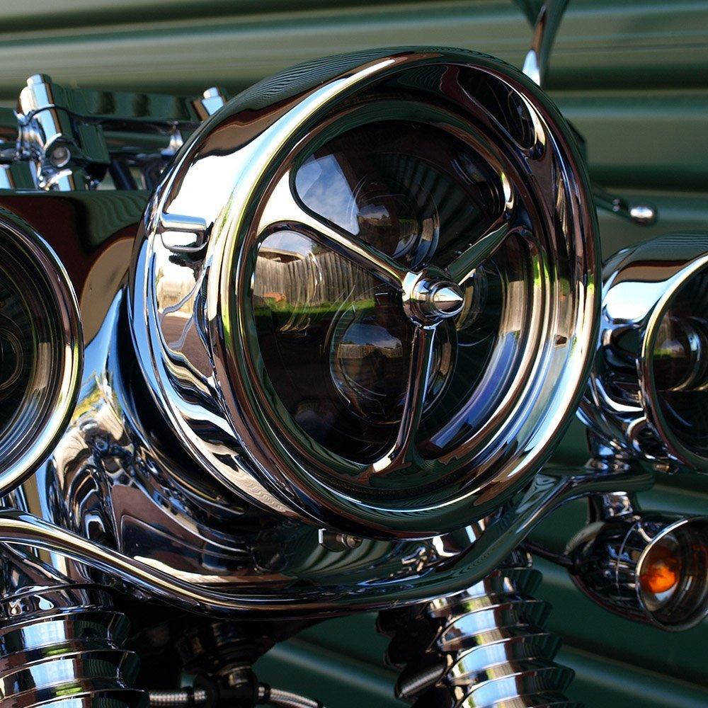 Motorcycle Headlight 7 inch LED For Harley Touring Ultra Classic Electra Street Glide Road King Yamaha Motorcycle Headlamp