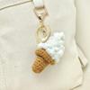 Cute Cartoon Ice Cream Keychain & Backpack Pendant - Fun Gift for Kids & Couples