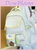 Cute Multiple Compartment School Backpack With Nylon Material For Students