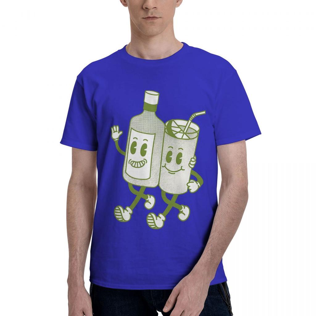 GIN AND TONIC Meme 100 Cotton Casual Breathable Confortable TShirt Mens Clothing Brands Men Clothes