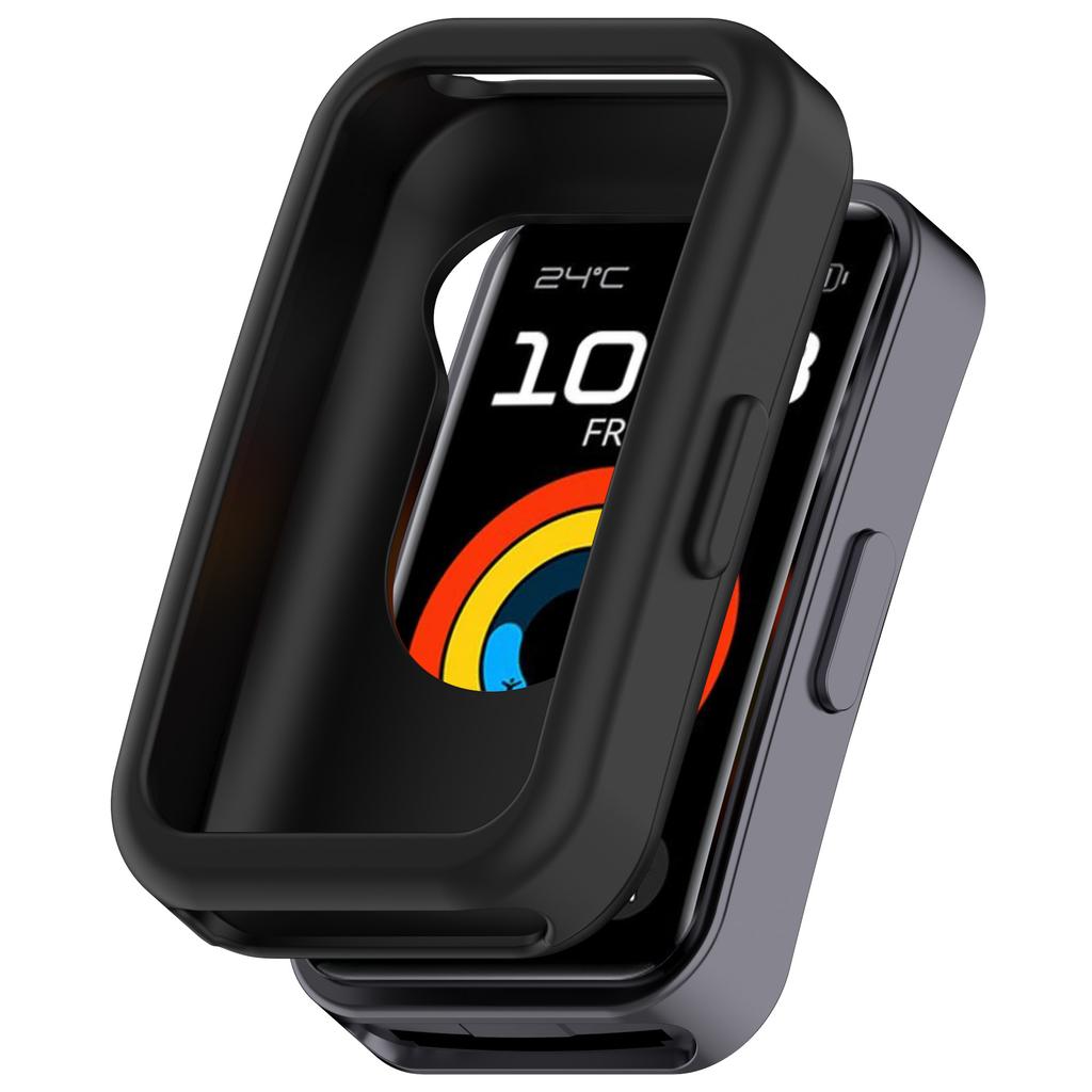 For Huawei Band 9/Band 8 Watch Case Soft Silicone Hollow Watch Frame Cover