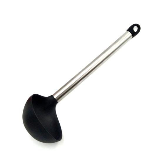 Silicone Non-stick Spatula Soup Scoop Colander Scraper Kitchen Cooking Tool Sale Goods