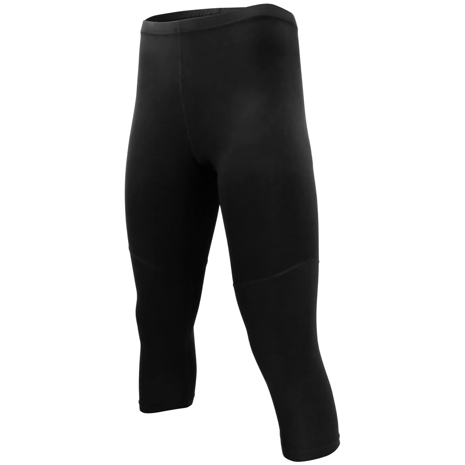 

Radweather Sports Training Running Wear Women s Tights, 3/4 Length, 99% Antibacterial, Leggings, Sportswear, Wear, (M, Black)