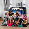 Sänger H-Harry-Styles bedruckte Decke Picknickdecken Flansch warme Decke Weiche und bequeme Decke Bettwäsche Geburtstagsgeschenk