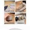 Mesh Pointed Inner Height Increase Shallow Mouth Single Shoes 2025 Summer New Versatile Rhinestone Breathable Sandals Flat Shoes