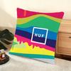 Hot Trend H-Huf Cushion Cover Soft Short Plush Pillow Cover Smooth Cozy Texture Aesthetic Cushion Case Home Decor