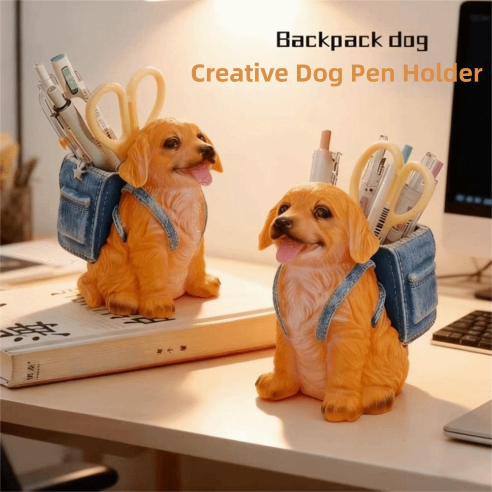 Creative Small Dog Pen Holder Multi Functional Makeup Brush Holder  Gifts
