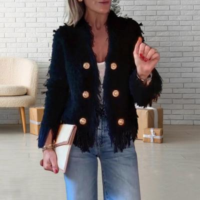 Kadın Açık Ön Suni Kürk Hırka Tüylü Şık Tüylü Ceket Günlük Uzun Kollu Palto Sonbahar Kış Dış Giyim