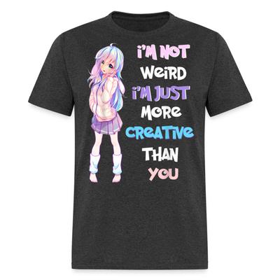 Ragazza Anime Non sono strana maglietta Regalo T-shirt Cultura Giapponese Manga Fumetti Kawaii T-shirt