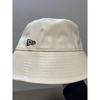 Used [Good Condition] New Era Bucket Hat Leather Bucket Hat Ivory NEW ERA