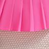 Summer Girls New Short Sleeve Short Jacket White Short Camisole + Pleated Short Skirt Three-Piece Set