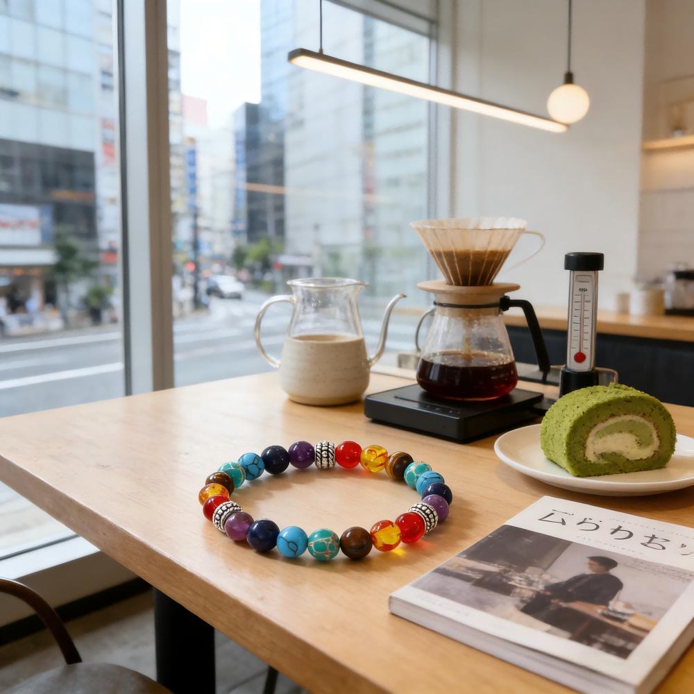 Vibrant Multi-color Beaded Elastic Bracelets for Daily Wear and Casual Commute.