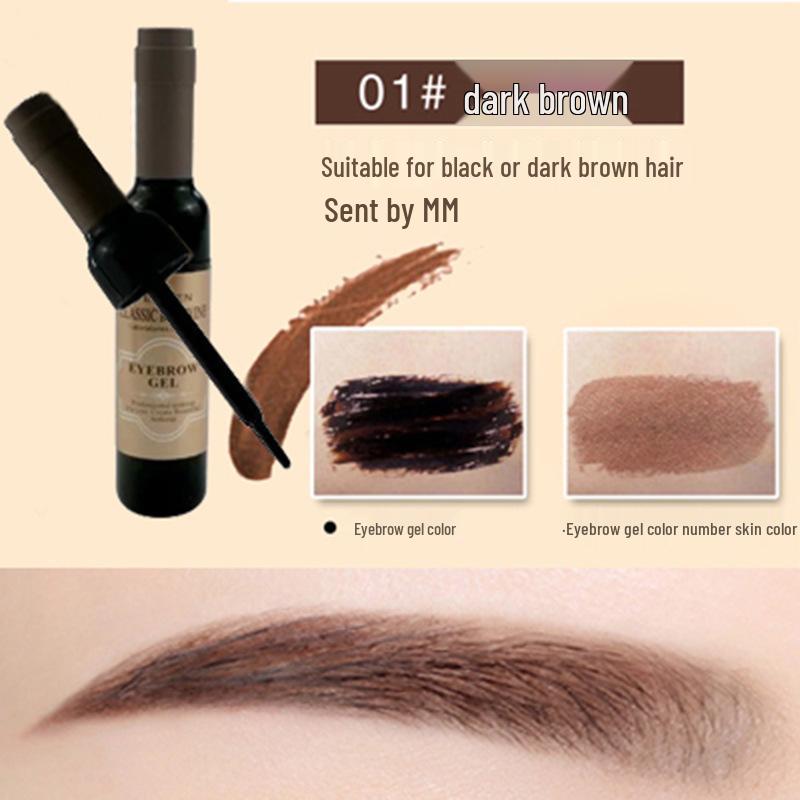 Pennyfen Red Wine Peel-Off Eyebrow Tint Gel: Long-Lasting, Smudge-Proof, Easy To Use for Natural-Looking Brows.