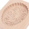 1pcs 3D Design Wooden Cookie Mold Carved Bird Pattern Biscuit Stamp Mould  For Baking
