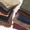 Solid Color Crinkle Hijabs Tie-dye Rayon Female Turban Women Muslim Scarf Shawls  Four Seasons