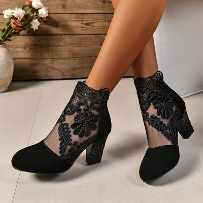 Round Head Thick Heel Roman Sandals 22 Spring and Autumn Large Size European and American Martin Boots
