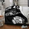Gaga Poster Print Flannel Blanket High Quality Warm Comfortable Cover for All Seasons Perfect for Gifts Home Decor