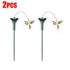 1-5Pcs Solar Powered Flying Wobble Fluttering Butterfly Ornament Cute Animal Solar Flying Butterfly Decor Yard Outdoor Decor