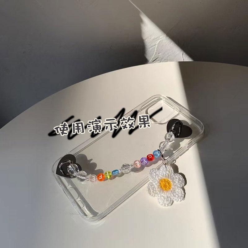 2/3/4PCS Metal Moon Star Phone Charm Holder Self Adhesive Mobile Phone Case Finger Ring Heart Phone Case DlY Decorative