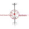 Outdoor Iron Art Metal Shepherd Hook for Garden and Wedding Decoration