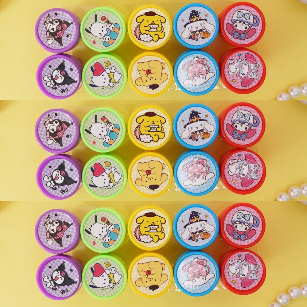 Cartoon Sanrio Seal Patterns Of Movie Merchandise Prizes Seal Set Cute Seals Reward Gifts Seals Kuromi Children'S Day Gifts