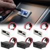 Double Layer USB Female Base Type-C Socket and Female Usb Lamp Charging Socket Waterproof Power Socket with Cable Connector