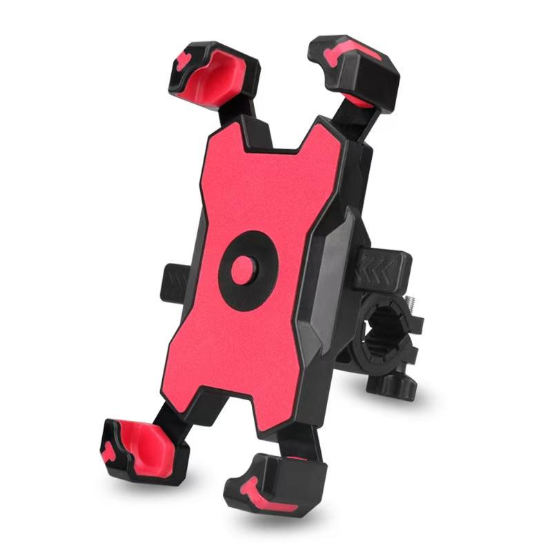 

360° Rotatable Electric Bicycle Phone Holder for iPhone Xiaomi Riding MTB Bike Moto Motorcycle Stand Bracket Non-slip Cycling 3 червоний
