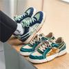 National Niche Hong Kong Style Leisure Sports Denim Canvas Low-top Board Shoes Breathable Thick-soled Heightening Autumn Shoes
