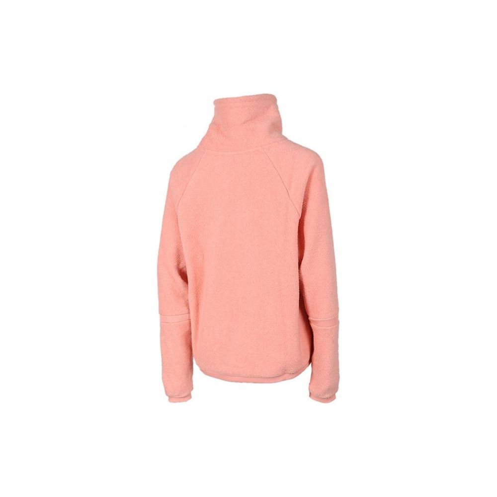 Nike Solid Color High Neck Pullover Sweatshirt Women Tops Pink BV5286-606