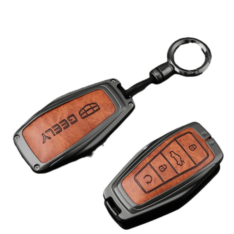 Husă cheie auto Geely pentru Emgrand, Haoyue L, Xingyue L, Xingrui L, Boyue, Binyue, Vision X6/X3