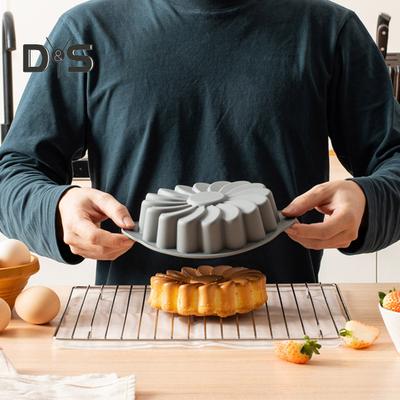 Molde de silicona antiadherente para tartas, redondo, para tartas de queso y chocolate, sin BPA, fácil de desmoldar, ideal para reposteros.