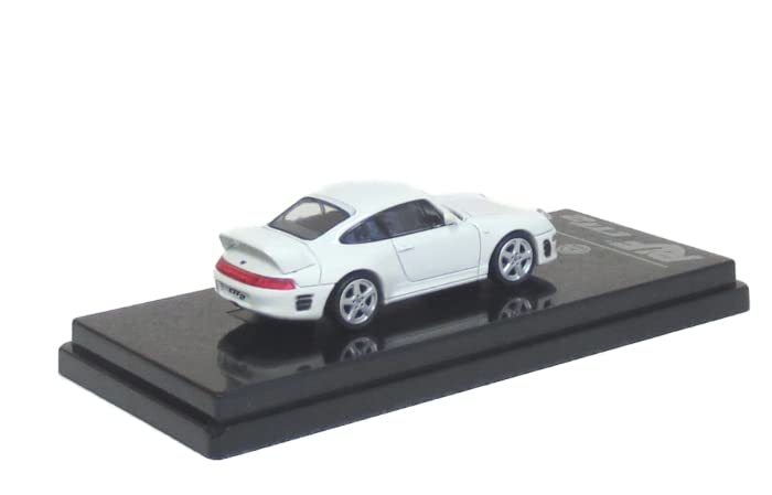 Paragon scale PARA64 RUF CTR2 1995 Grand Prix White RHD Finished Product 1/64