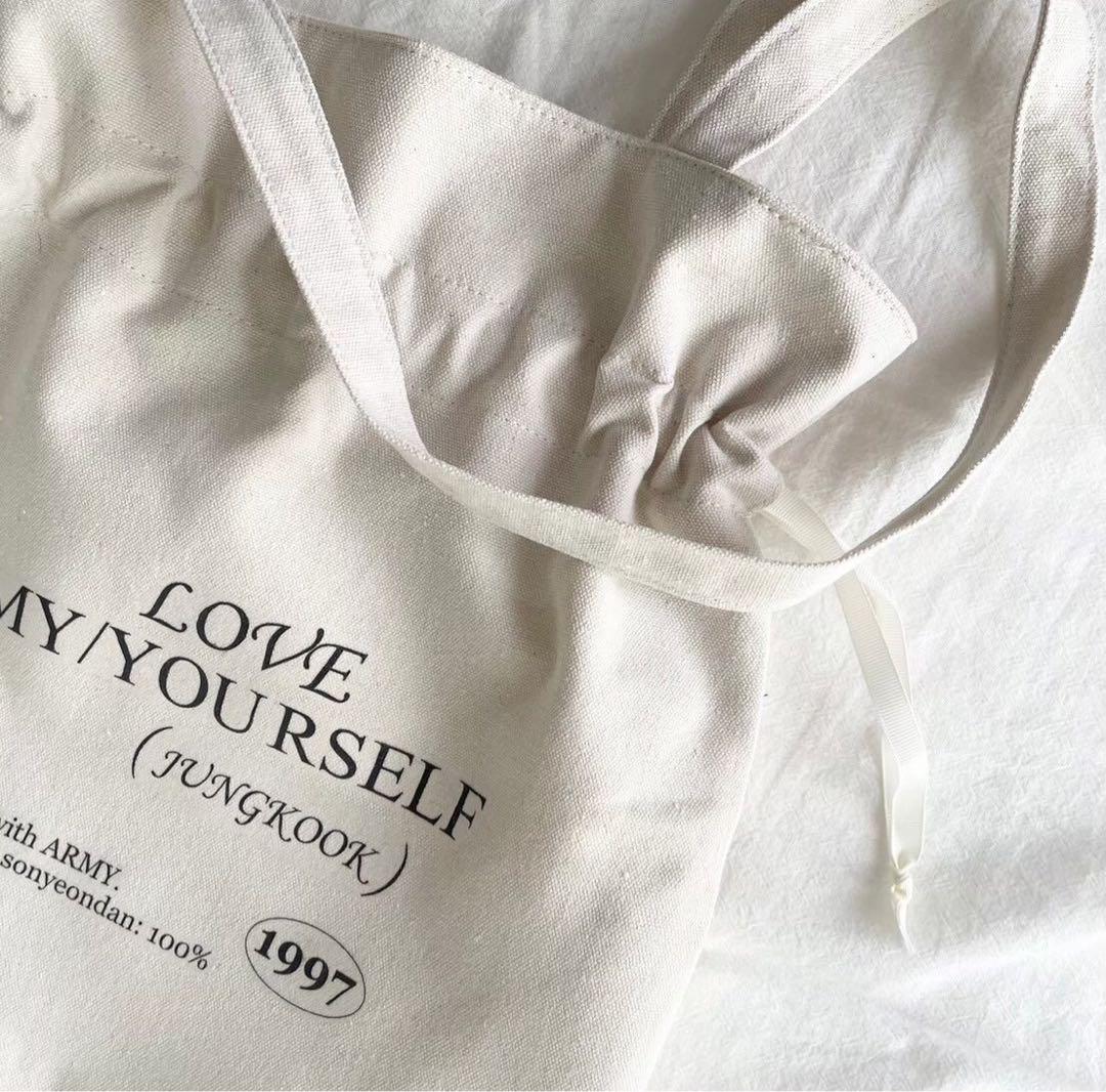 

[ВЖИВАНИЙ] Сумка-тоут на шнурку Ошікацу Сумка Корейський Натяк BTS Стильний