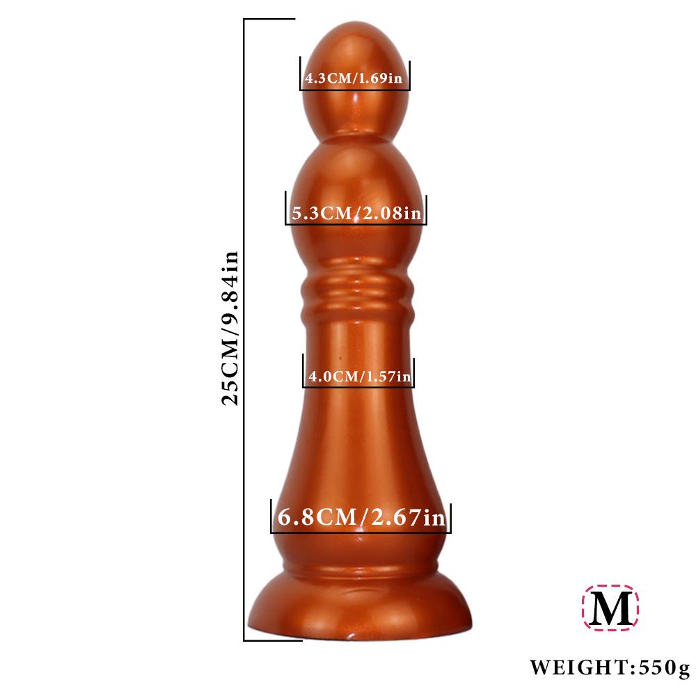 Anal Plug Set, Liquid Silicone Butt Plug with Strong Suction Cup Base for Beginner Anal Training, SM Adult Sex Toys