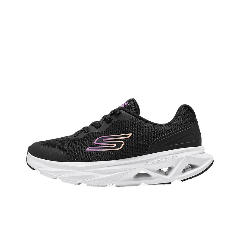 Skechers Go Series Comfortable Durable Breathable Rebound Low Top Running Shoes Women sneakers 129826-BKW 35