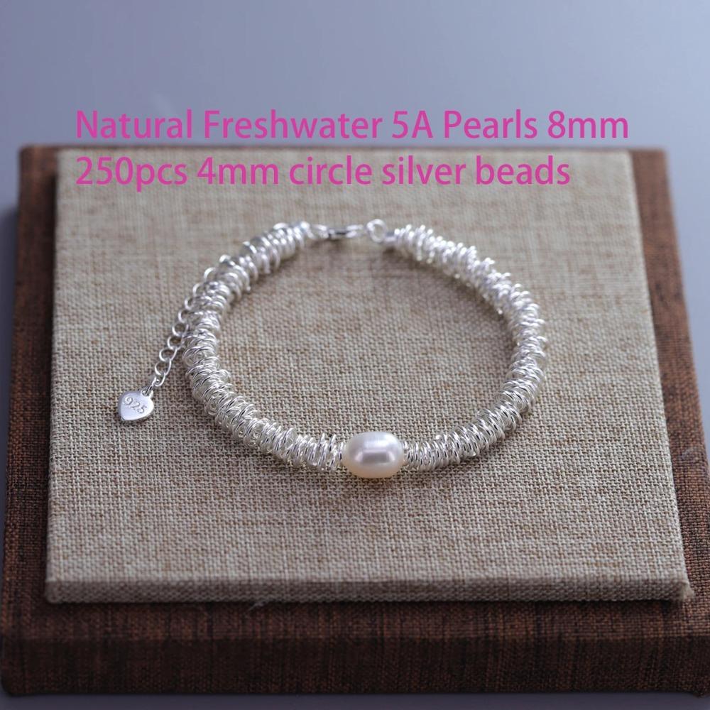 925 Silver Double Love Heart Hollow Beads Bracelet Adjustable Romantic Jewelry for Women Fashion Classic